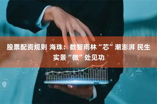 股票配资规则 海珠:数智雨林“芯”潮澎湃 民生实景“微”处见功